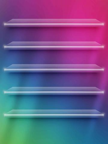 Wallpaper App Shelves iPad