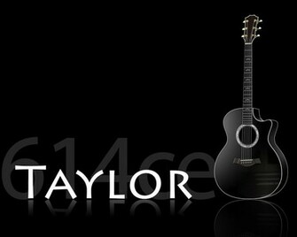 Taylor Guitars Logo Acoustic Guitar Wallpaper Gibson