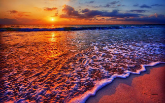 Wallpaper 4k Pc Beach Sunset 5k HD Nature Image