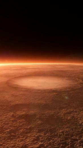 HD Planet Craters Space Light Htc Desire Wallpaper