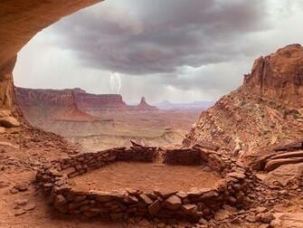 Rocks Amazing Nature Park Background Image Overcast Utah