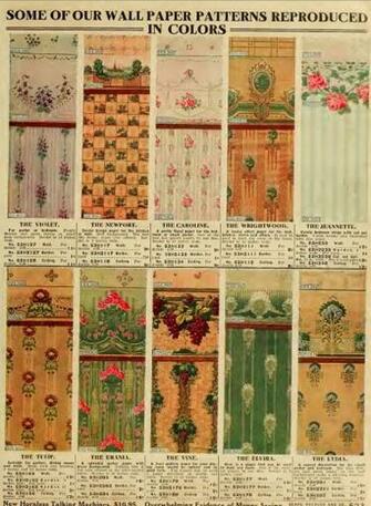 Wallpaper From The Sears Catalog Arts Crafts Textiles P