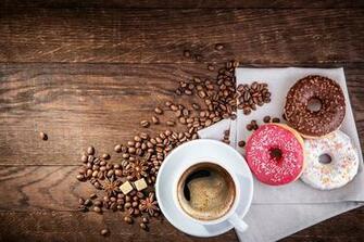 Papeis De Parede Caf Donut Ch Vena Cereal Alimentos
