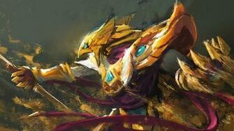 Emperor Shurima League Of Legends Champions Wallpaper Background