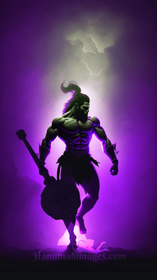 Powerful Hanuman Wallpaper Ultra HD Image