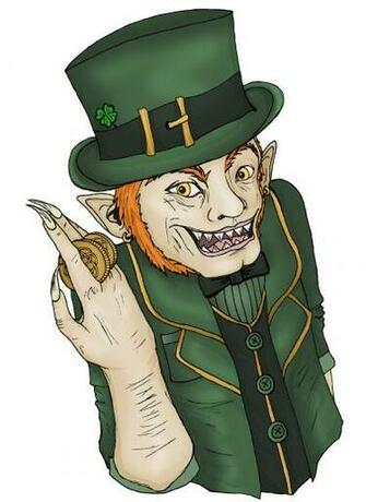 Evil Leprechaun By Neon Stitches