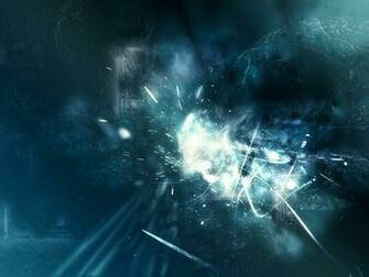 My Wallpaper Abstract Blue Brush Chaos