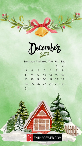 December Calendar Phone Wallpaper Entheosweb
