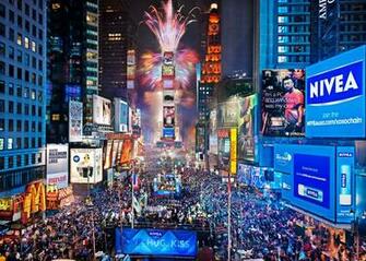 Lights Traffic Crowd People New Year Fireworks H Wallpaper Background