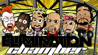 Elimination Chamber Wwe Chibi Wallpaper By Kapaeme