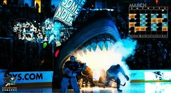 San Jose Sharks Official Wallpaper Fan Territory