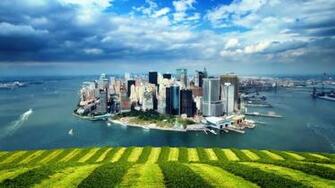 Desktop Wallpaper City Green