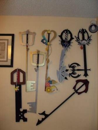 Kingdom Hearts Keyblade Wall By Uglygirl101