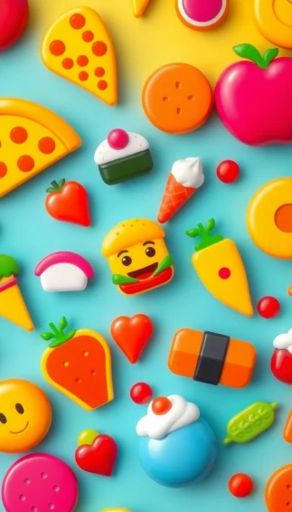 Food Emoji Wallpaper