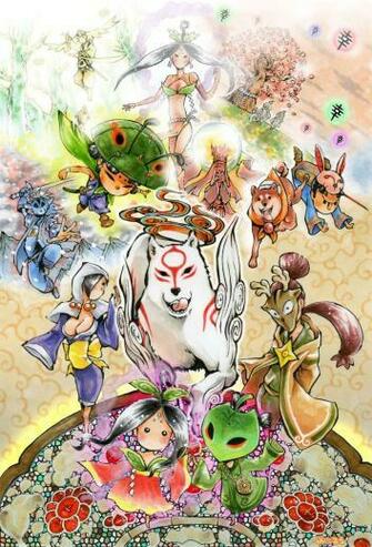 Okami Zerochan Clover Studio