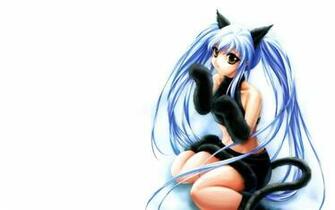 Wallpaper Anime Girl Dress Cat Paws Grace Ultra HD 4k
