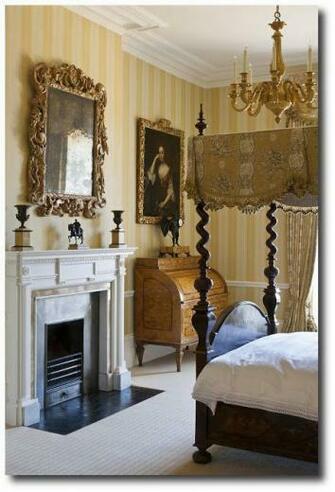 Late Georgian Period Striped Wallpaper