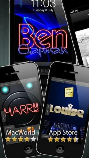 Neon Wallpaper Maker Custom Background Lock Screen