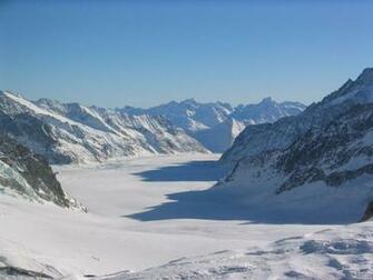 Alpine Mountain Snow Scene Jpg