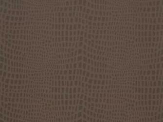 Delivery On Strike Espresso Brown Crocodile Skin Wallpaper