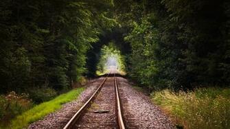 Train Tracks 4k Mobile Wallpaper Top