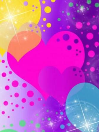 Rainbow Heart Background By Yuninaoki