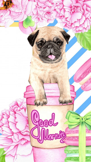 Pink Puppies Wallpaper