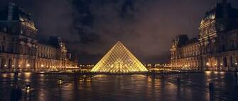 Pyramide Du Louvre From R Travel Widescreenwallpaper