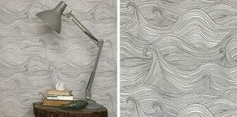 Seascape Wallpaper By Abigail Edwards Fabric Pattern Color P
