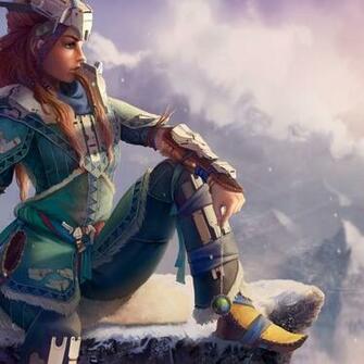 Horizon Zero Dawn Aloy Artwork Apple iPad Air Wallpaper