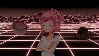 Pink Haired Female Illustration Doki Literature Club