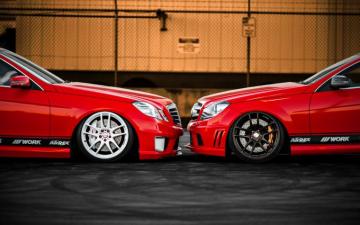 Wallpaper Mercedes Benz E350 C350 Car Front HD
