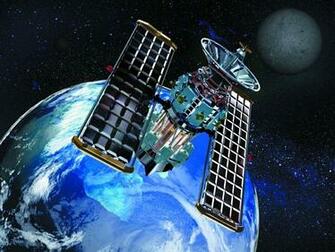 Space Satelite Background HD Desktop Wallpaper