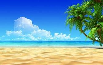 3d Beach Sand Wallpaper