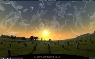 Woodhenge Panorama Landscape Forthe Stellarium Astronomy Application