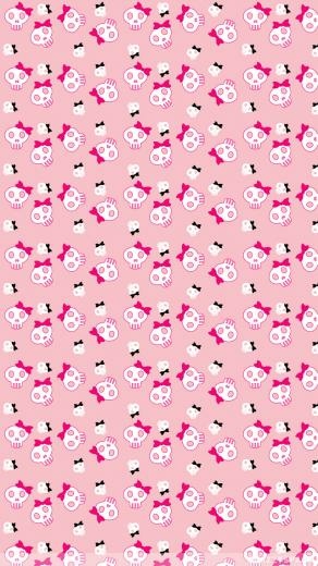 Wallpaper Installing This Cute Aniskulls iPhone Is Very Easy