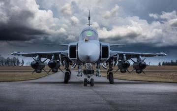 Saab Jas Gripen 4k Ultra HD Wallpaper Background Image