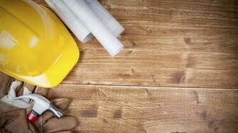 Construction Wallpaper Mint Floor Coverings