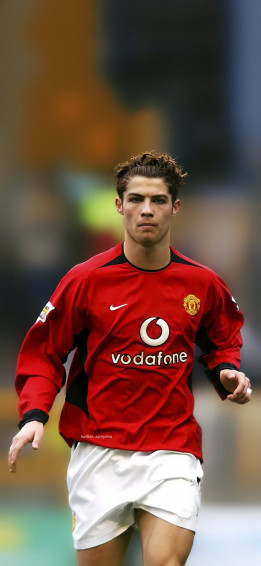 On Young Cristiano Ronaldo Wallpaper 4k