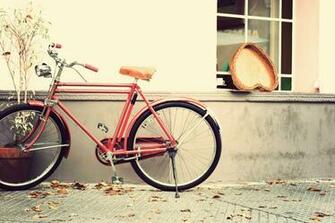 Vintage Love Heart Romantic Bike HD Wallpaper