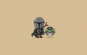 Wallpaper Minimalism Star Wars Fantasy Art Fiction Baby