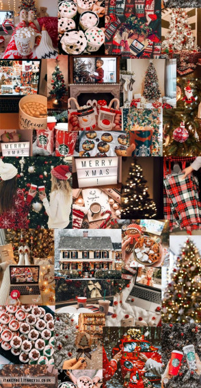 Christmas Collage Wallpaper Ideas Glad Tidings Of Comfort And