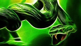 Cool Snake Wallpaper Glowing HD