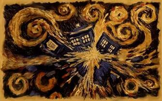 Exploding Tardis Background