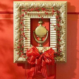Door Decoration Ideas Christmas Porch Better Homes And Gardens