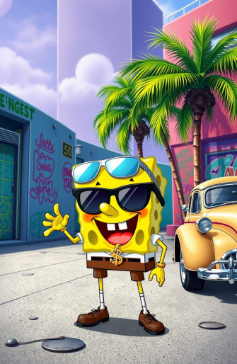 Gangster Spongebob Wallpaper