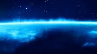 Deep Blue Space Wallpaper