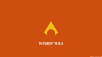 Aquaman Minimalistic Wallpaper Desktop And Mobile