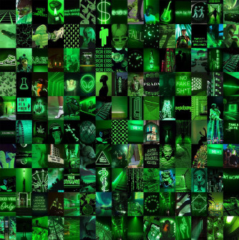 Neon Green Aesthetic Wallpaper