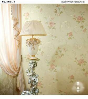 Shipping Quality Pvc Vintage European Style Wallpaper Rural